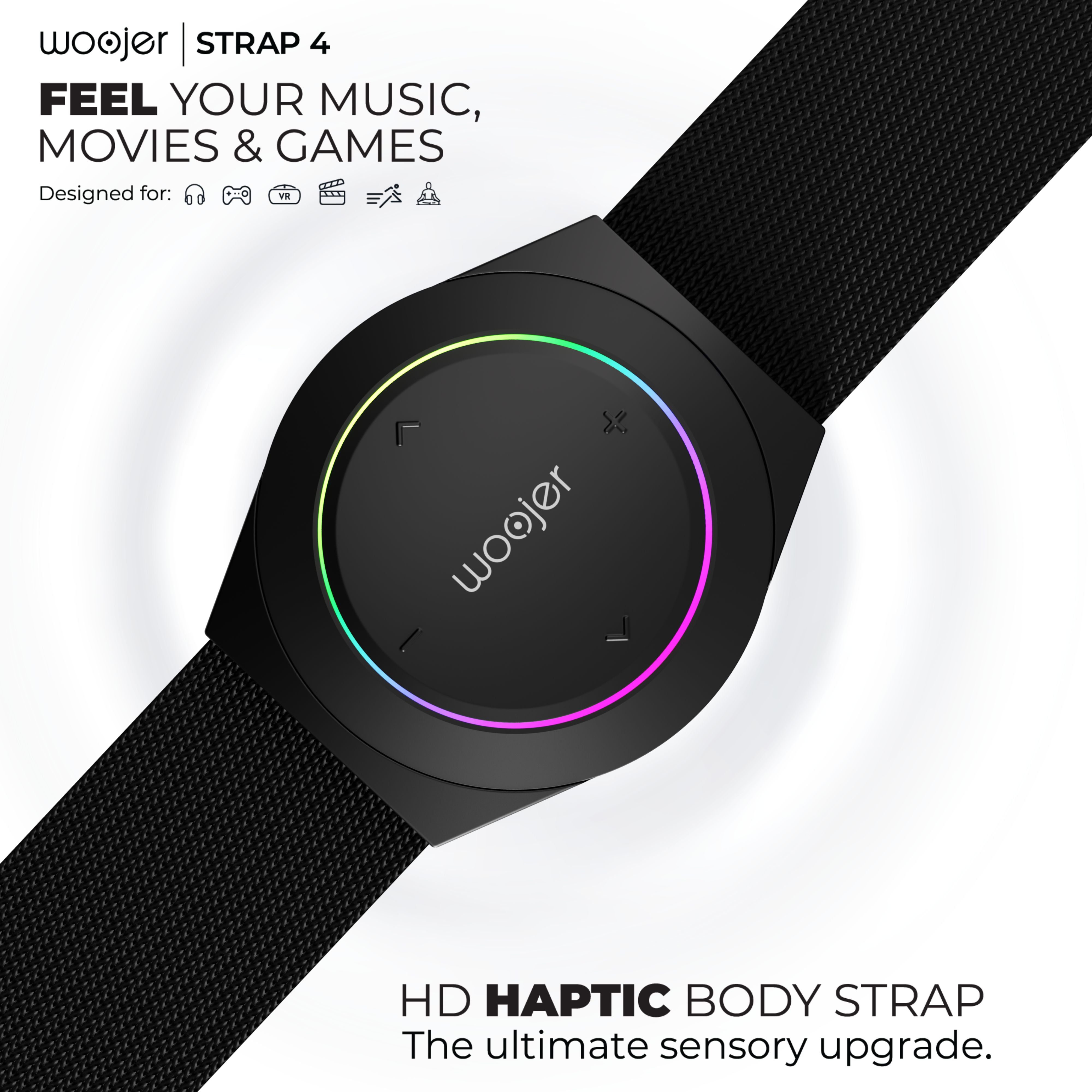 Woojer Strap 4 — Portable Haptic Audio Device