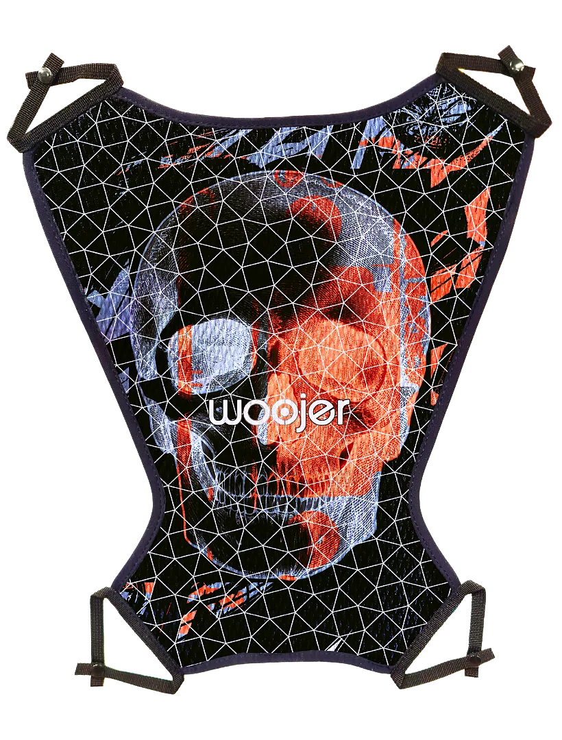 VEST - Limitierte Auflage Waschbares Designer-Futter - Punktmatrix