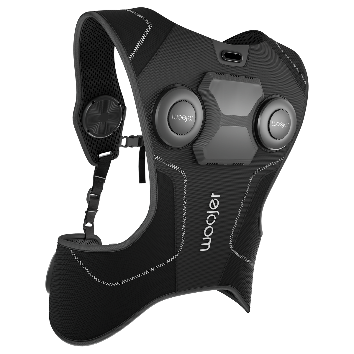 Woojer Vest 4 — Haptic Gaming Vest with 360° Body Coverage